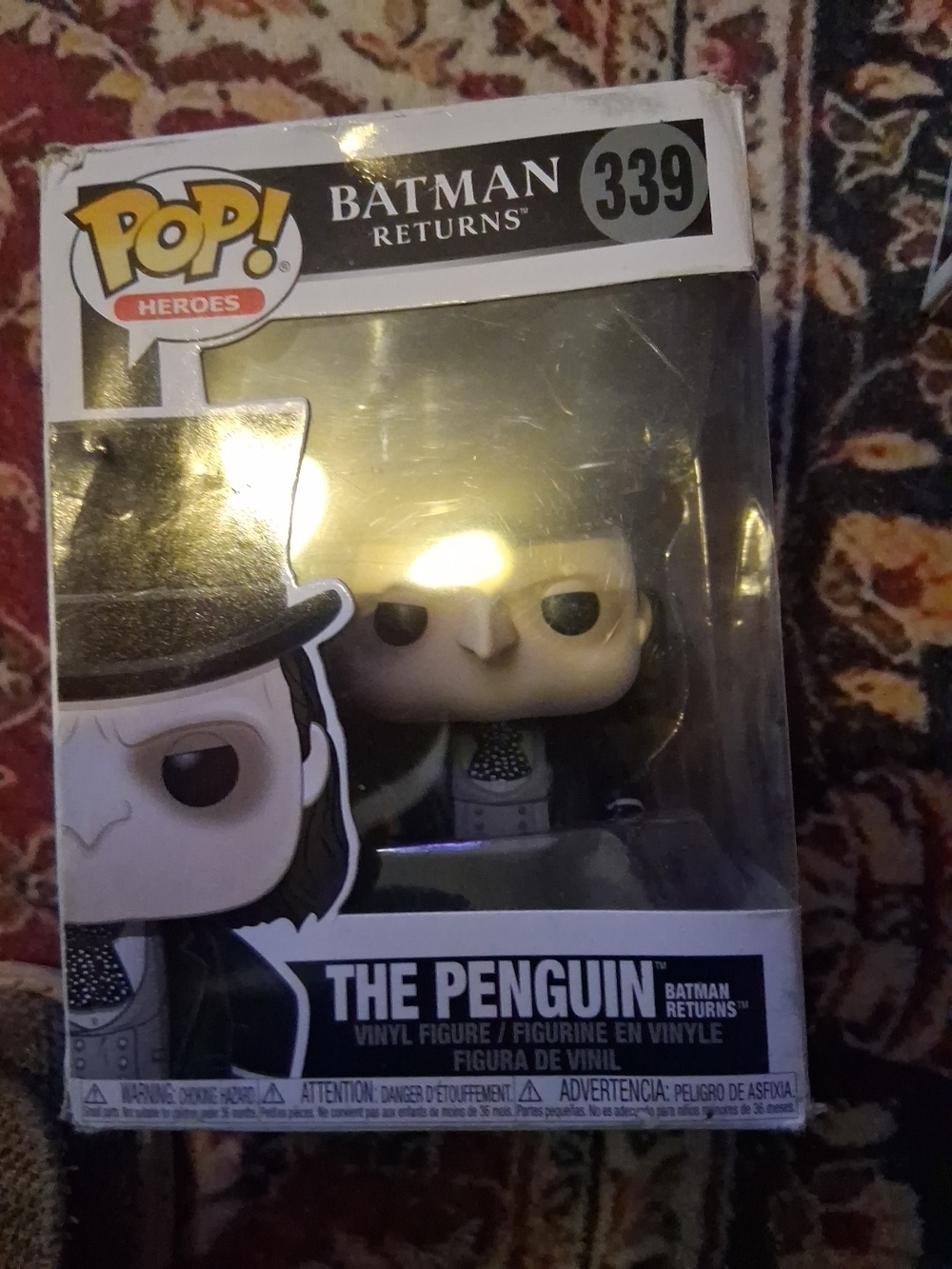 Funko Pop! Heroes The Penguin Vinyl Figure - Black, Gray, White